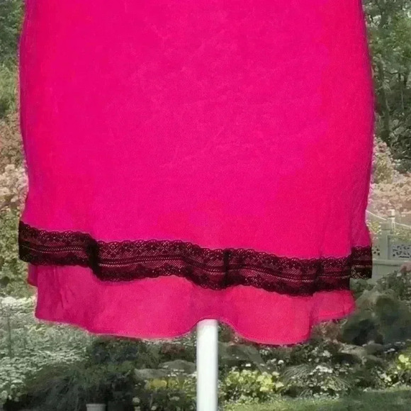 Express Y2k 90s Barbie Pink Slip Size 12 - Picture 3 of 7